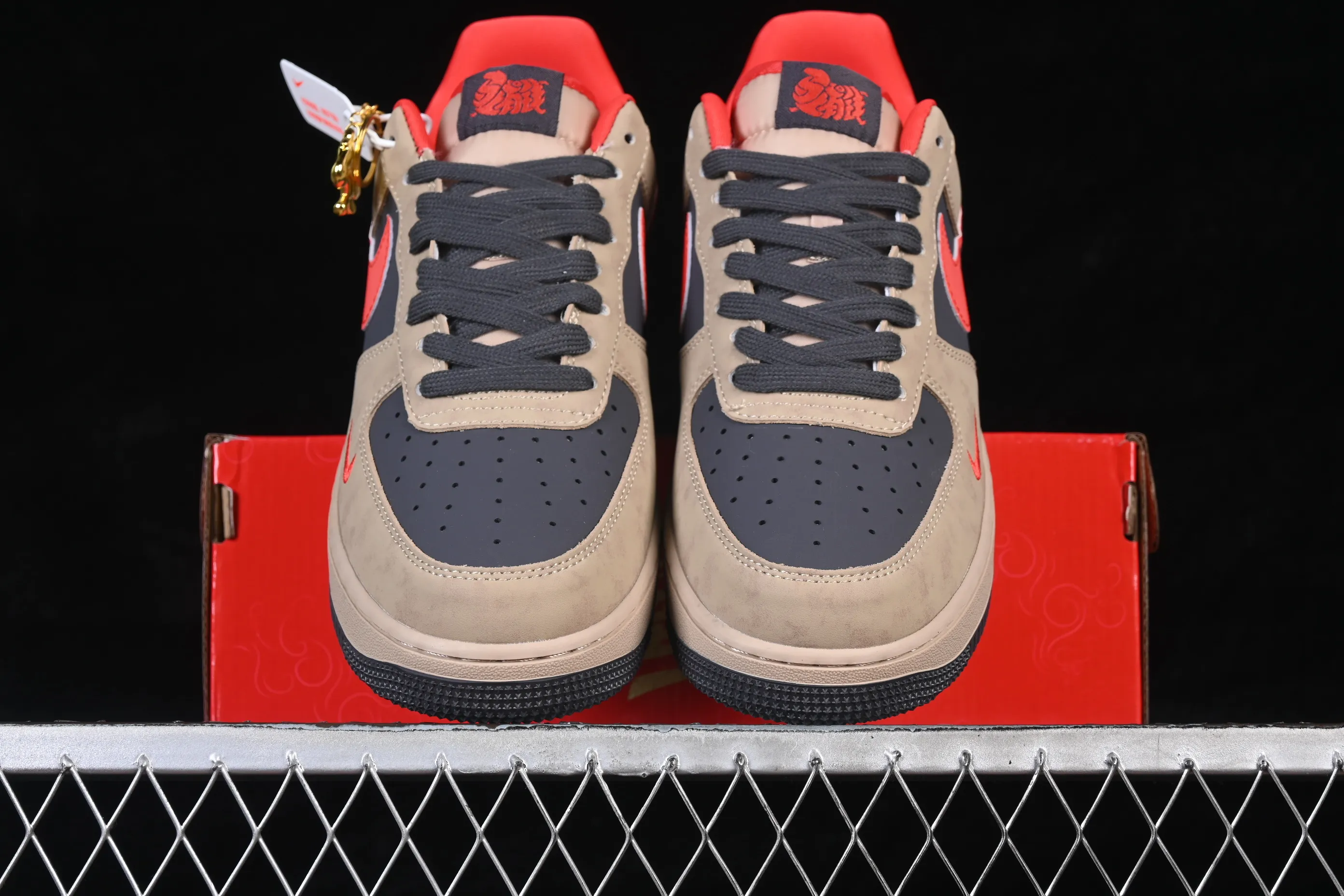 All categories Nk Air Force 1 Air Force series Nk Air Force 1 Low Air Force low-top Nike Air Force 1'07 Low Year of the Horse limited edition Mocha brown red Air Force 1 low-top casual sneakers KD1688-002